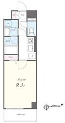 メゾン・ド・グラン・マレ(Maison de Grand M 1Kの間取図画像