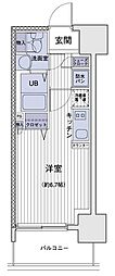 エスティメゾン大島 ワンルームの間取図画像