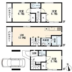 物件画像 中区本牧元町　新築一戸建て　Ｂ号棟