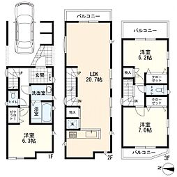 物件画像 保土ヶ谷区東川島町　新築一戸建て　2期B号棟