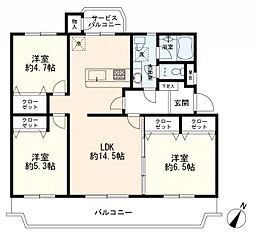 物件画像 金沢八景クローバーハイツ Ｆ棟