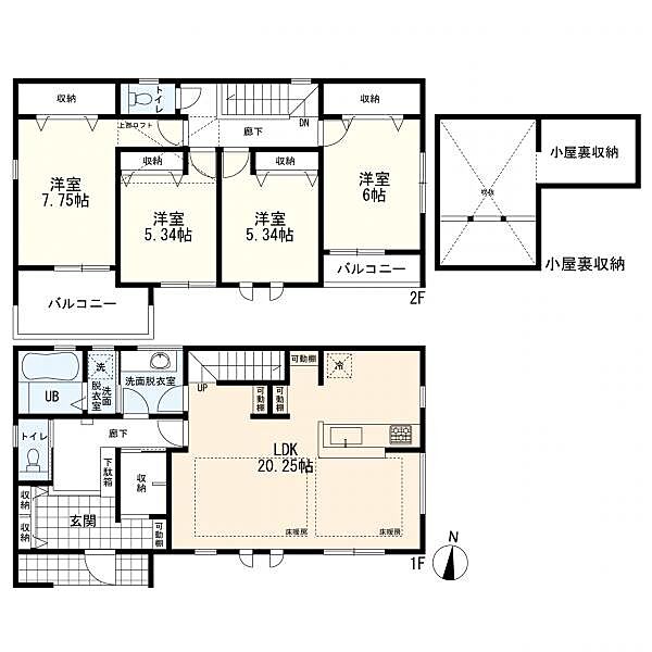 間取りを拡大表示
