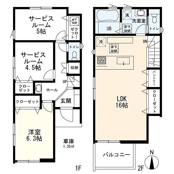 間取りを拡大表示
