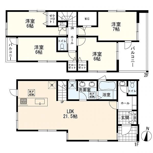 間取りを拡大表示