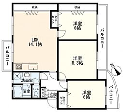 物件画像 港南百合丘ハイツ　6号棟