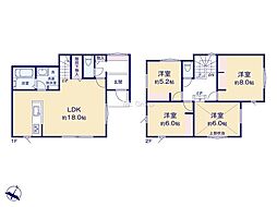 海老名市下今泉4丁目 新築戸建 全5棟 B棟