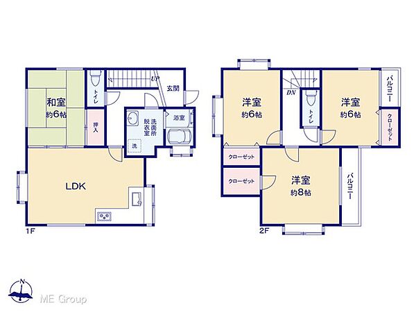 間取りを拡大表示
