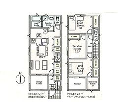 相模原市中央区横山台2丁目第12 新築戸建 全2棟 2号棟