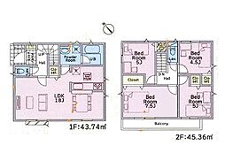 綾瀬市深谷南4丁目第24 新築戸建 全5棟 5号棟