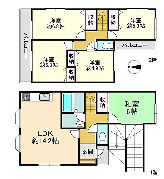 間取りを拡大表示