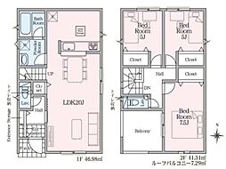 足柄上郡開成町延沢第18 新築戸建 全3棟 2号棟