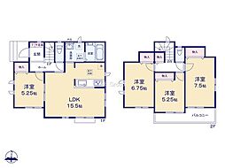 座間市立野台2丁目 新築戸建 全3棟 A号棟
