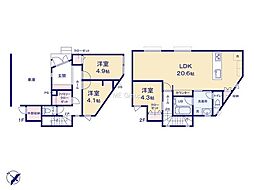 横浜市西区境之谷 新築戸建 全1棟 1号棟
