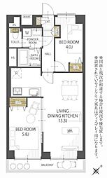 物件画像 東神奈川グリーンマンション　中古マンション　402