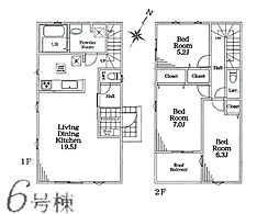 川崎市麻生区片平23-1期　新築戸建　全11棟　6号棟