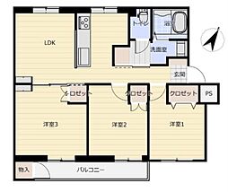 物件画像 鵜野森団地　中古マンション　M棟508