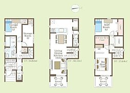 横浜市泉区岡津町　新築戸建　全2棟　2号棟