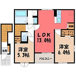 日光線 鹿沼駅 バス6分 緑町3丁目下車 徒歩19分