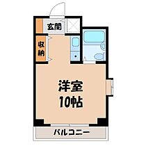 栃木県宇都宮市中河原町（賃貸マンション1R・9階・27.70㎡） その2