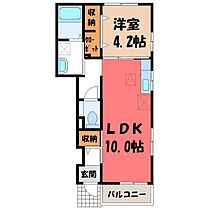 栃木県宇都宮市駒生町（賃貸アパート1LDK・1階・37.76㎡） その2