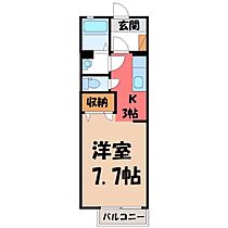 栃木県河内郡上三川町大字上蒲生（賃貸アパート1K・1階・27.18㎡） その2