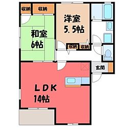 ハイツヴィスコンティ D 1階