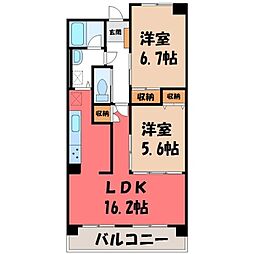 三向ハイツ元今泉 5階