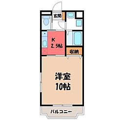 間取図画像 1K
