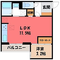 間取図画像 1LDK