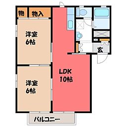 ウイング中島 D棟 1階