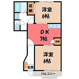 サニーパレス A 1階/-