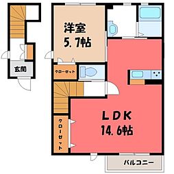 メゾン サンフラワー E棟 2階/-
