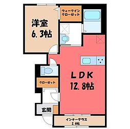 間取図画像 1LDK