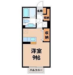 JR東北本線 宇都宮駅 バス21分 西中丸下車 徒歩5分 2階/-