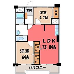 城東マンション 3階
