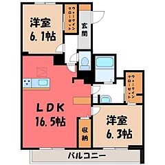 物件の間取り