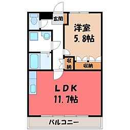 JR日光線 鹿沼駅 徒歩19分