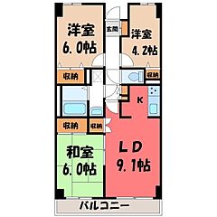 物件の間取り