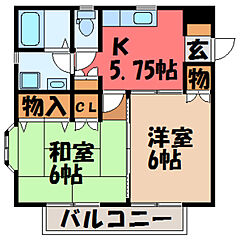 物件の間取り
