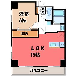 WINCLASSE 1LDKの間取図画像