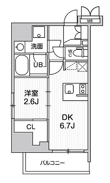 SYFORME大井町II ｜東京都品川区東大井5丁目(賃貸マンション1DK・7階・28.03㎡)の写真 その2