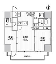 ディームス入谷II  ｜ 東京都台東区入谷2丁目（賃貸マンション2LDK・5階・55.90㎡） その2