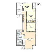 Huit神楽坂  ｜ 東京都新宿区中町（賃貸マンション3LDK・2階・79.71㎡） その2