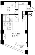 オレア日本橋浜町 602 ｜ 東京都中央区日本橋浜町1丁目（賃貸マンション1LDK・6階・60.43㎡） その2