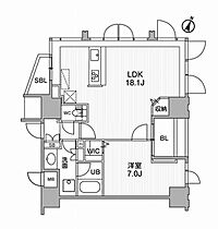 東神田テラスレジデンス  ｜ 東京都千代田区東神田1丁目（賃貸マンション1LDK・6階・55.74㎡） その2