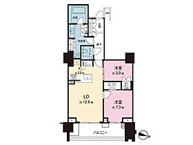 ザ・パークハウス渋谷南平台  ｜ 東京都渋谷区南平台町（賃貸マンション2LDK・7階・72.92㎡） その2