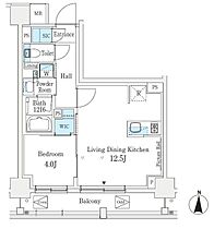 J.GRAN Court 品川西大井EAST  ｜ 東京都品川区西大井2丁目（賃貸マンション1LDK・6階・40.60㎡） その2