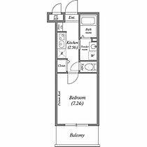 JM高輪レジデンス  ｜ 東京都港区高輪2丁目（賃貸マンション1K・1階・25.12㎡） その2