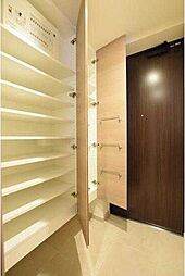 落ち着いた玄関です