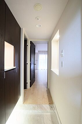 玄関横に設置さ...